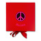 Peace Sign Gift Boxes with Magnetic Lid - Red - Approval