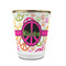 Peace Sign Glass Shot Glass - 1.5 oz - with Gold Rim - Single (Personalized)
