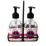 Peace Sign Glass Soap & Lotion Bottles (Personalized)