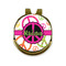 Peace Sign Golf Ball Hat Marker Hat Clip - Front & Back