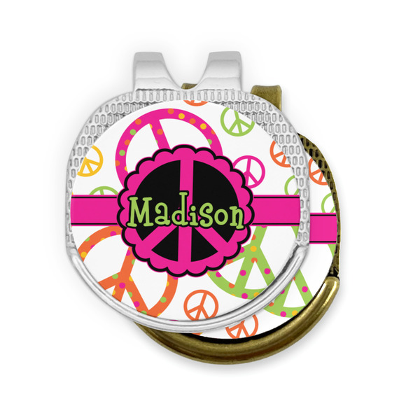 Peace Sign Golf Ball Marker Hat Clip - PARENT/MAIN