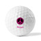 Peace Sign Golf Balls - Generic - Set of 12 - FRONT