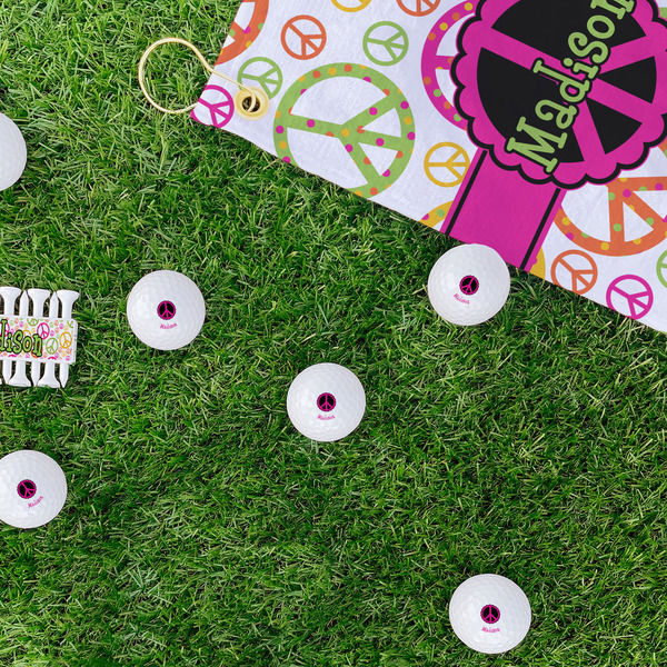 Peace Sign Golf Balls - Generic - Set of 12 - LIFESTYLE