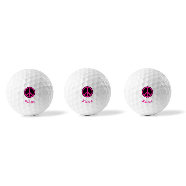Peace Sign Golf Balls - Generic - Set of 3 - APPROVAL