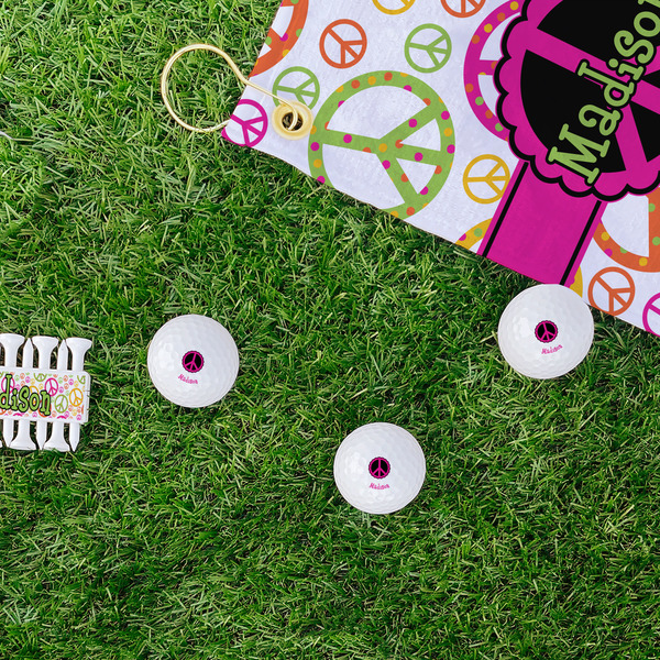 Peace Sign Golf Balls - Generic - Set of 3 - LIFESTYLE