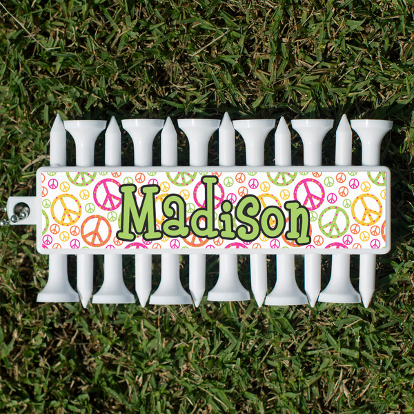 Custom Peace Sign Golf Tees & Ball Markers Set (Personalized)