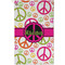 Peace Sign Golf Towel (Personalized) - APPROVAL (Small Full Print)