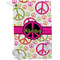 Peace Sign Golf Towel (Personalized)
