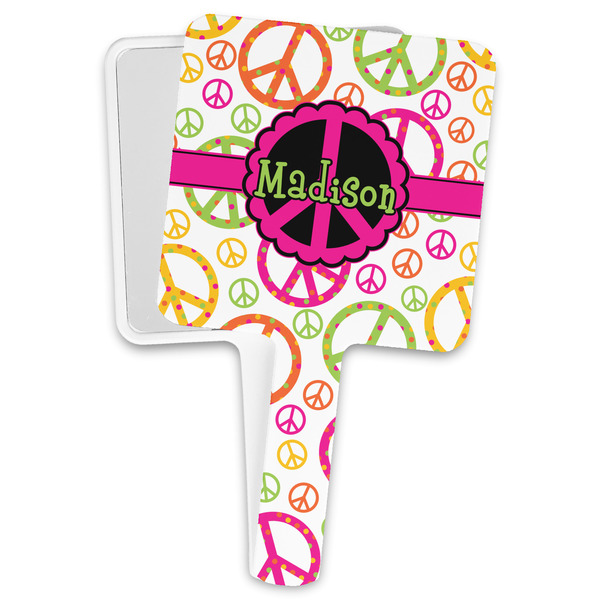 Custom Peace Sign Hand Mirror (Personalized)
