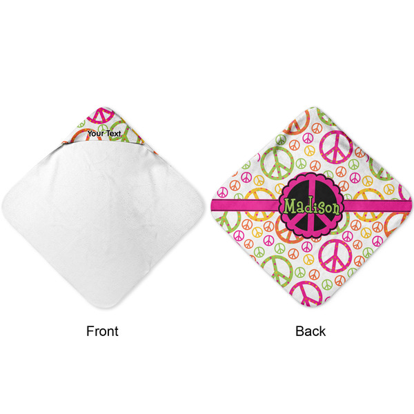 Peace Sign Hooded Baby Towel- Approval
