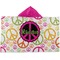 Peace Sign Hooded towel