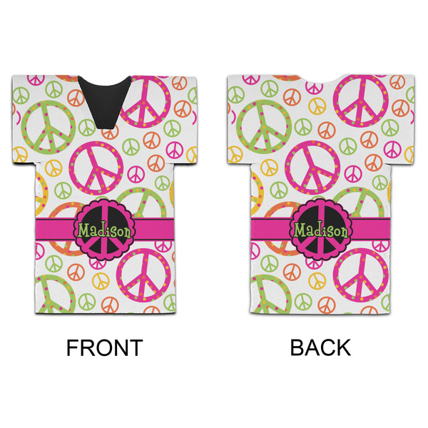 Peace Sign Jersey Bottle Cooler - APPROVAL