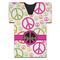Peace Sign Jersey Bottle Cooler (Personalized)