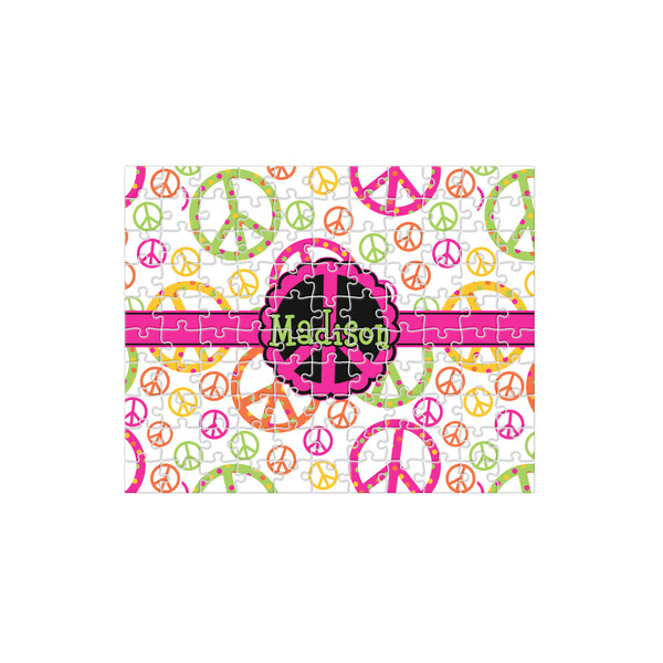 Custom Peace Sign 110 pc Jigsaw Puzzle (Personalized)