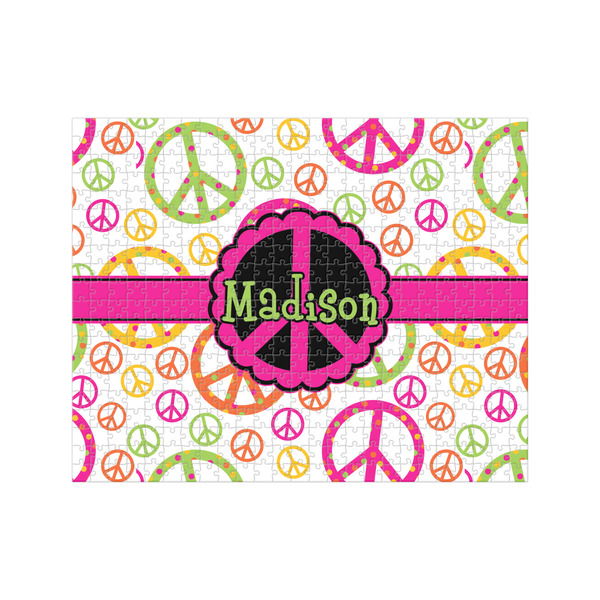 Custom Peace Sign 500 pc Jigsaw Puzzle (Personalized)