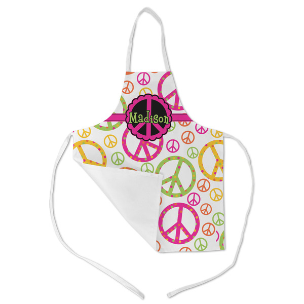 Peace Sign Kid's Aprons - Medium - Main (med/lrg)