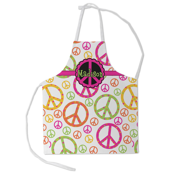 Custom Peace Sign Kid's Apron - Small (Personalized)