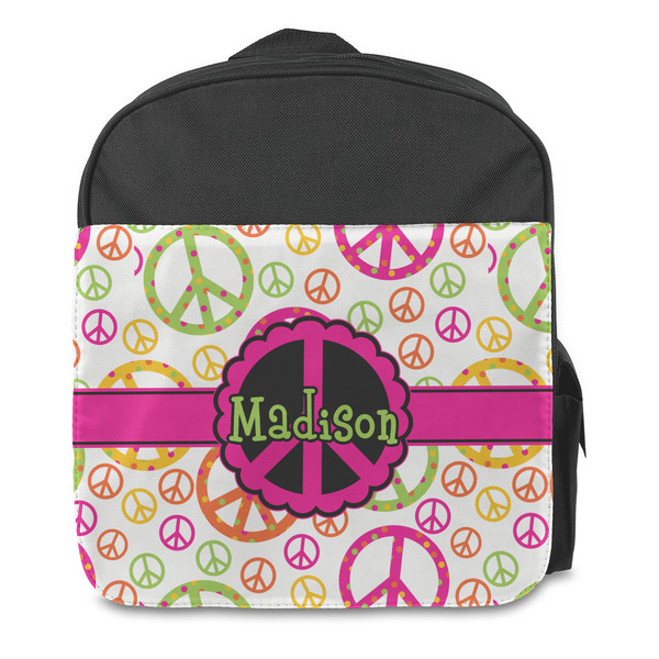 Peace Sign Kids Backpack - Front