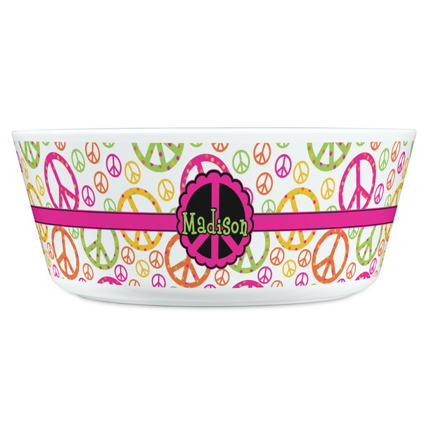 Peace Sign Kids Bowls - FRONT