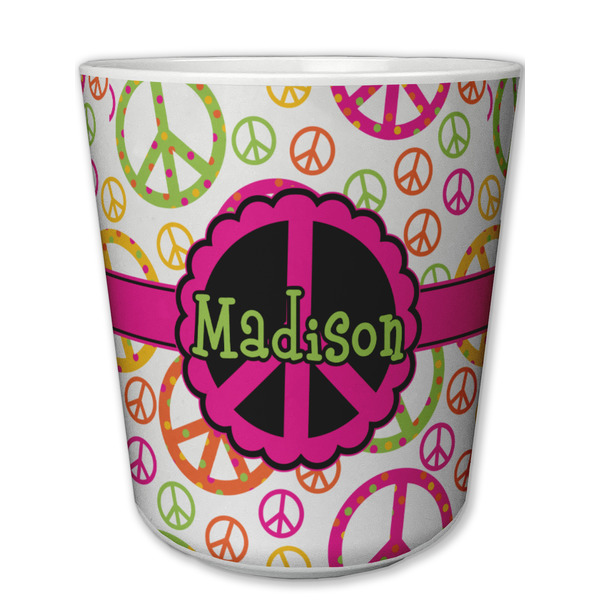 Custom Peace Sign Plastic Tumbler 6oz (Personalized)