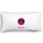 Peace Sign Pillow Case - King - Graphic (Personalized)