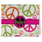 Peace Sign Kitchen Towel - Poly Cotton w/ Name or Text