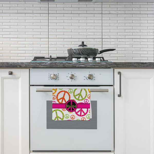 Peace Sign Kitchen Towel - Poly Cotton - Lifestyle