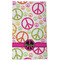 Peace Sign Kitchen Towel - Poly Cotton - Full Front