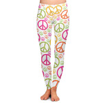 Peace Sign Ladies Leggings - Extra Small