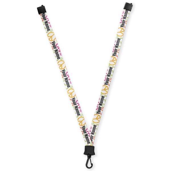Custom Peace Sign Lanyard (Personalized)