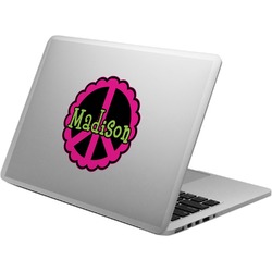 Peace Sign Laptop Decal (Personalized)