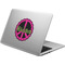 Peace Sign Laptop Decal (Personalized)