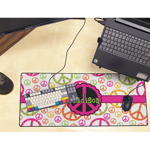 Peace Sign Large Gaming Mats - LIFESTYLE