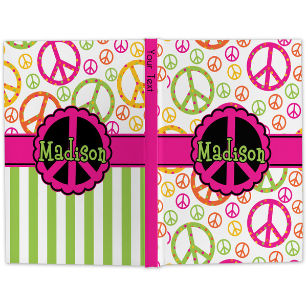Peace Sign Large Hard Cover Journal - Apvl