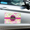 Peace Sign Large Rectangle Car Magnets- In Context