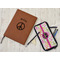 Peace Sign Leather Sketchbook - Large - Single Sided - In Context
