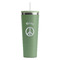 Peace Sign Light Green RTIC Everyday Tumbler - 28 oz. - Front