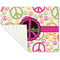 Peace Sign Linen Placemat - Folded Corner (single side)