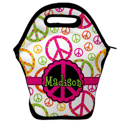 Peace Sign Lunch Bag w/ Name or Text