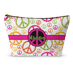 Peace Sign Makeup Bag - Small - 8.5"x4.5" (Personalized)