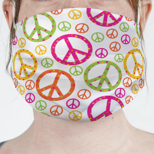 Custom Peace Sign Face Mask Cover