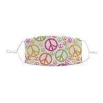 Peace Sign Kid's Cloth Face Mask - XSmall