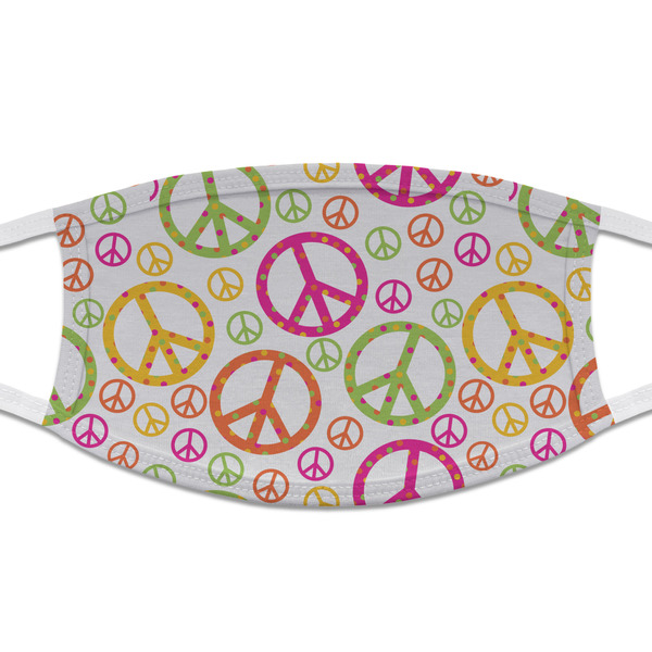 Custom Peace Sign Cloth Face Mask (T-Shirt Fabric)