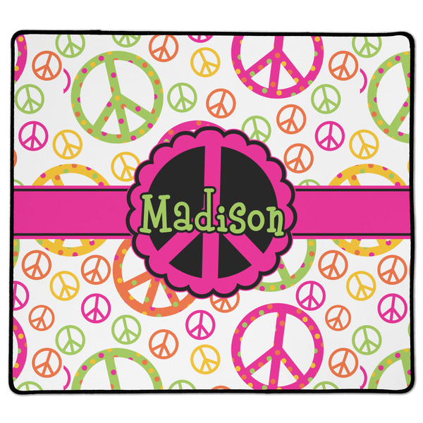 Custom Peace Sign XL Gaming Mouse Pad - 18" x 16" (Personalized)