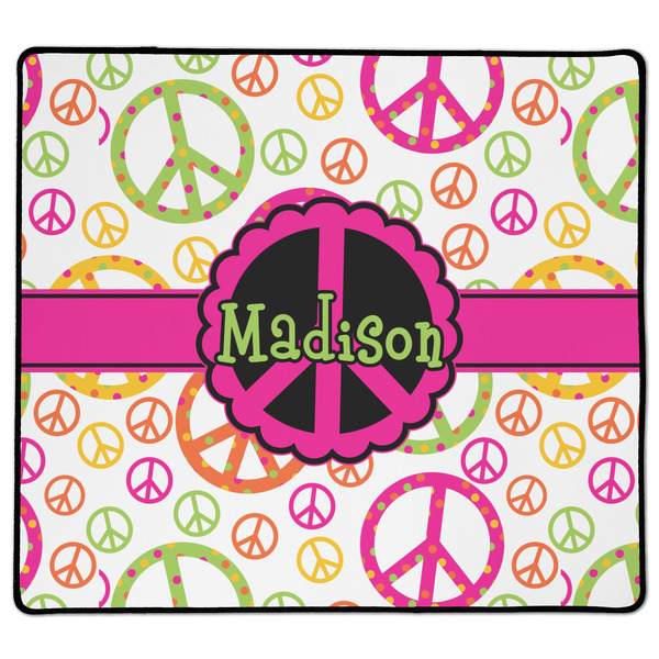 Custom Peace Sign XL Gaming Mouse Pad - 18" x 16" (Personalized)
