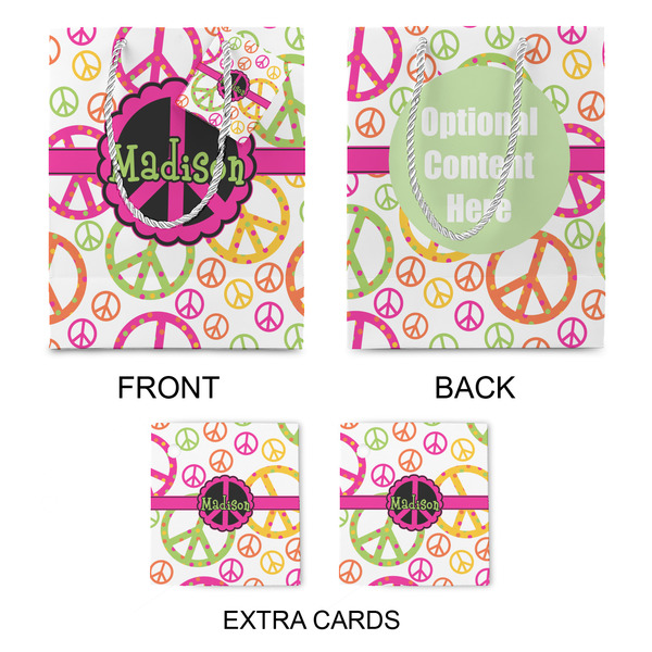 Peace Sign Medium Gift Bag - Approval
