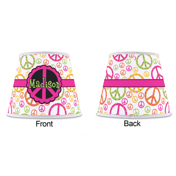 Peace Sign Poly Film Empire Lampshade - Approval