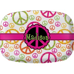 Peace Sign Melamine Platter (Personalized)