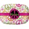 Peace Sign Melamine Platter (Personalized)