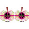 Peace Sign Metal Benilux Ornament - Front and Back (APPROVAL)